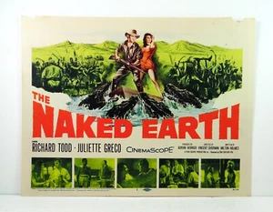 Richard Todd LA TERRA NUDA originale 1958. CARTOLINA LOBBY FILM - Foto 1 di 1