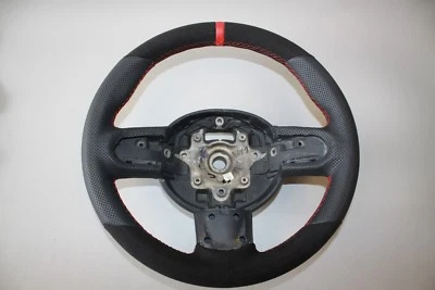 LENKRAD MINI COOPER MINI ONE LEDER +ALCANTARA NEU BEZIEHEN  TOP QUALITÄT  - Bild 1 von 4