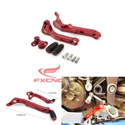 For Ducati MONSTER 821 1200 CNC Foot Rear Brake Gear Shifter Shift Pedal Lever - Image 1 of 4