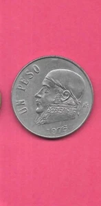 MEXICO MEXICAN KM460 1975 SHORT VF-VERY FINE-NICE OLD CIRCULATED PESO COIN - Picture 1 of 1