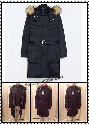 Minorista $299 PARKA NEGRA CON CAPUCHA LARGA PARA HOMBRE ZARA NUEVA CON ETIQUETAS Foto 1 de 4