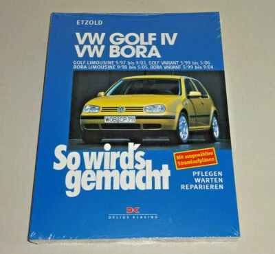 Manuale Di Riparazione VW Golf IV / VW Bora - Benzina - Dal 1997 - Immagine 1 di 2