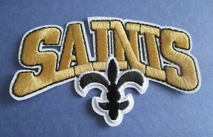 New Orleans Saints NFL Football New Embroidered Iron-On Patch 3½" x 2" - Picture 1 of 1