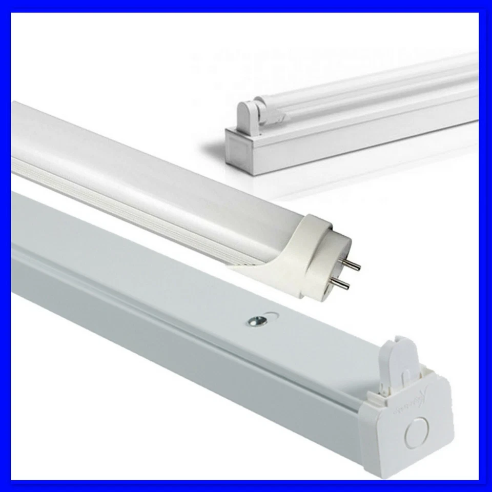 MANNINGHAM LIGHTING 5ft T8 Single Florescent Strip Batten LED Cool White Ceiling Mounted Tube Light