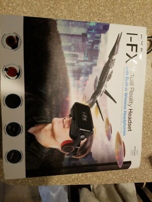 Bluetooth Virtual Reality VR Headset With Wireless Headphones For Apple Samsung - Image 1 of 3