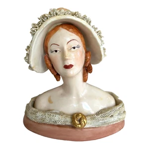 Vintage Ynez Ward Ladies Head Figurine From the 1940's - Picture 1 of 2