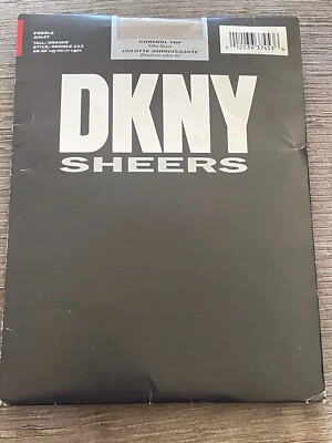 Top de control transparente DKNY vintage guijarro color transparente sedoso, talla alta modelo 113 Foto 1 de 4