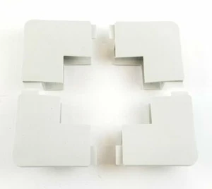 Remolque de carga cerrado esquinas de puerta - gris - paquete de 4 - Imagen 1 de 3