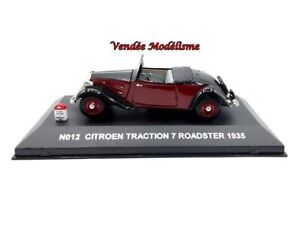 Voiture de collection - Nostalgie 012C, Citroën traction 7 roadster 1935 1/43
