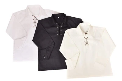 CHILDREN'S DELUXE GHILLIE SHIRT Kids Boys GHILLIE SHIRT - WHITE , CREAM OR BLACK - Image 1 of 4