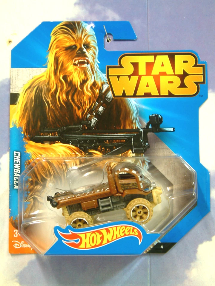 ОТЛИЧНЫЙ АВТОМОБИЛЬ/ГРУЗОВИК MATTEL HOT WHEELS STAR WARS ЧУБАККА КАК НОВЫЙ С КАРТОЧКОЙ!! - Изображение 1 из 1