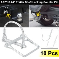 X AUTOHAUX 5pcs 3.94 x 0.39 100 x 10mm Car Boat Square Shape Trailer Shaft Locking Coupler Pin X AUTOHAUX 5pcs 3.94 x 0.39 100 x 10mm Car Boat Square Shape Trailer Shaft Locking Coupler Pin