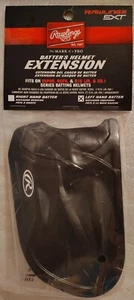 Rawlings Baseball Batter's Helmet Extension Black Left Hand Helmet  NIP READ - Picture 1 of 7