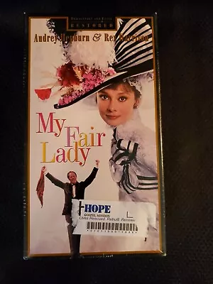 My Fair Lady VHS Audrey Hepburn Rex Harrison 2 Tape Set - Image 1 of 4