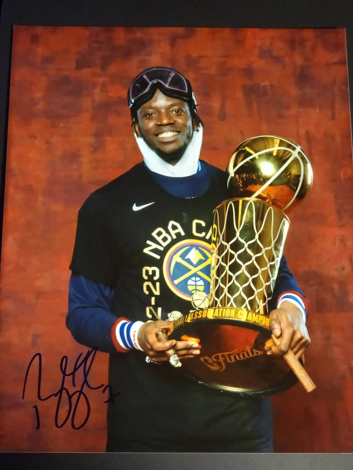 Реджи Джексон подписанный 8 x 10 Denver Nuggets чемпион НБА 🏆 супер редкая - Изображение 1 из 1