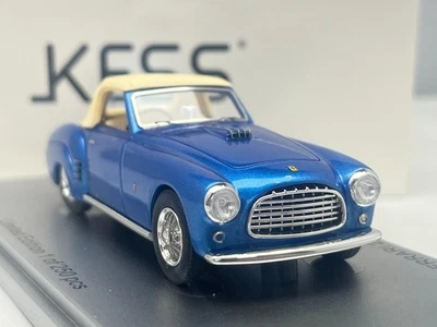 1952 Ferrari 212 Inter Ghia Cabriolet Blu 1/43 Modellino Auto Limitata Kess - Immagine 1 di 4