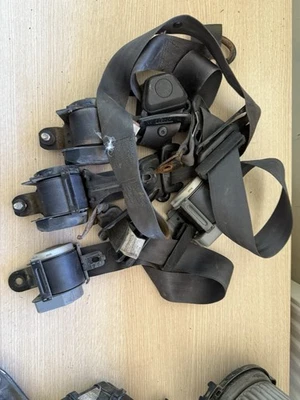 Kit de cinturones de seguridad delanteros traseros negros OEM HONDA PRELUDE 92 93 94 95 96 Foto 1 de 4