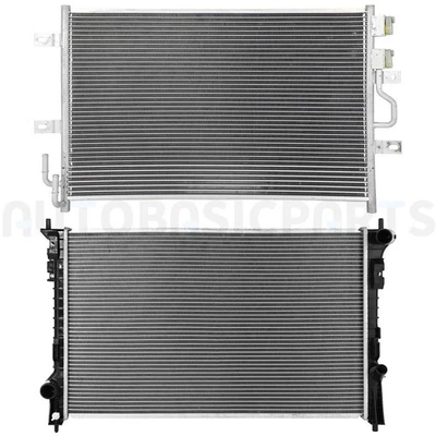 Automotive Aluminum Radiator & AC Condenser Kit For 2010-2011 Ford Taurus - Изображение 1 из 4