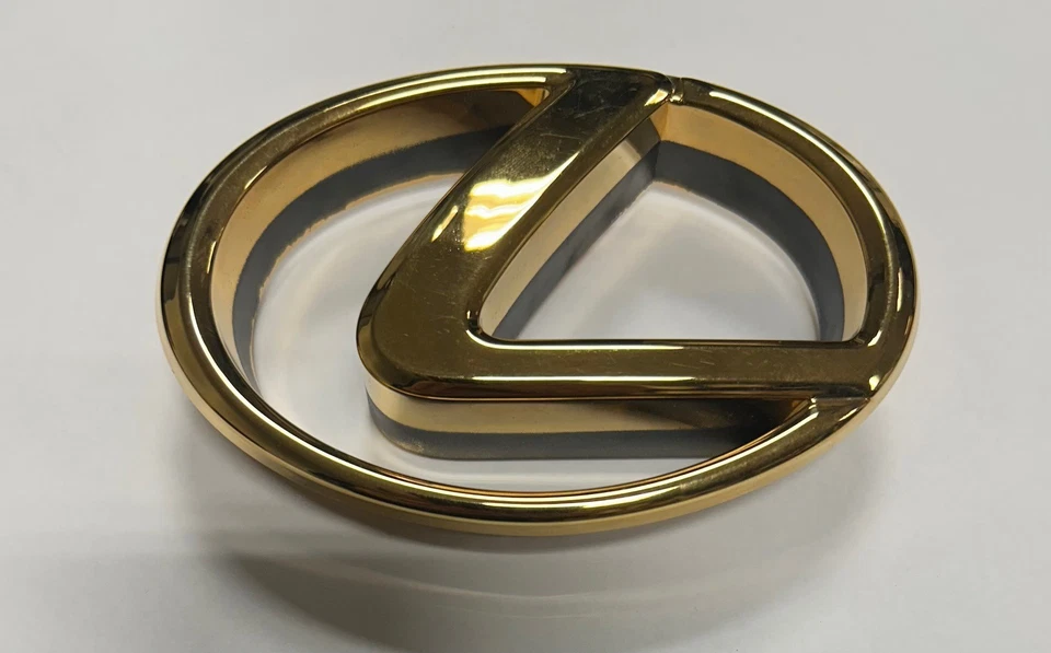 *NUEVO* Emblema parrilla delantera Lexus chapado en oro 2001-2003 RX300 Foto 1 de 1