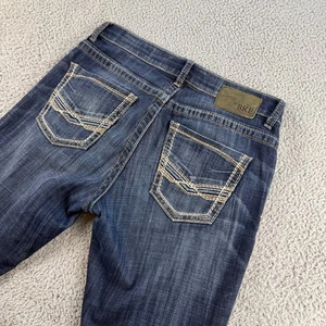 BKE Buckle Alec Jeans Mens 32XL (32x36) Blue Straight Leg Denim Stretch - Picture 1 of 13