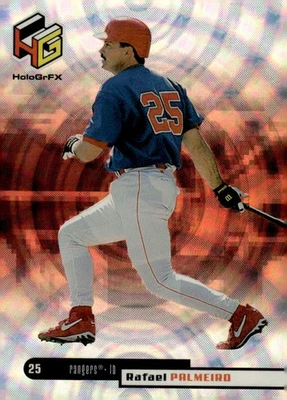 1999 Upper Deck HoloGrFX #58 Rafael Palmeiro AuSome - Image 1 of 2