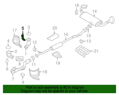 Nuevo refuerzo genuino Nissan/Infiniti 20817JA12A OEM Foto 1 de 4