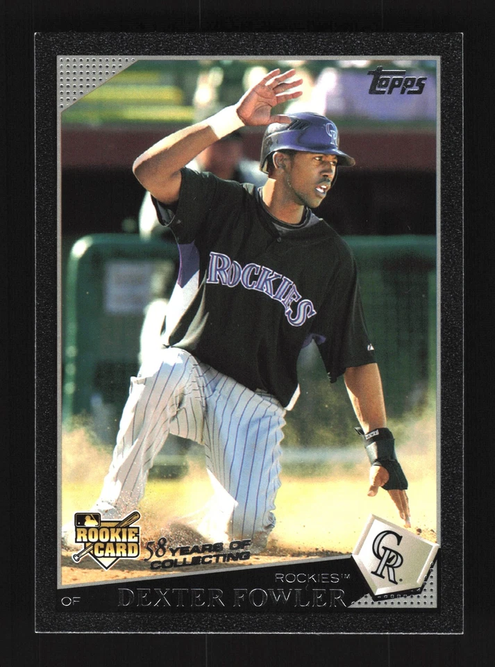 Dexter Fowler Colorado Rockies 2009 Topps Black #96 SN /58 - Image 1 of 2