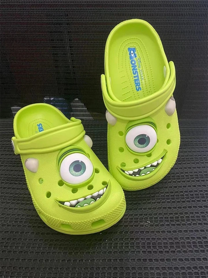 NEU Monsters Inc Mike Wazowski Crocs Unisex klassische Clogs