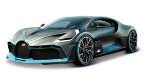 Bugatti Divo Grigio Scuro 1:18 BBURAGO Modello Automobile - Foto 1 di 1