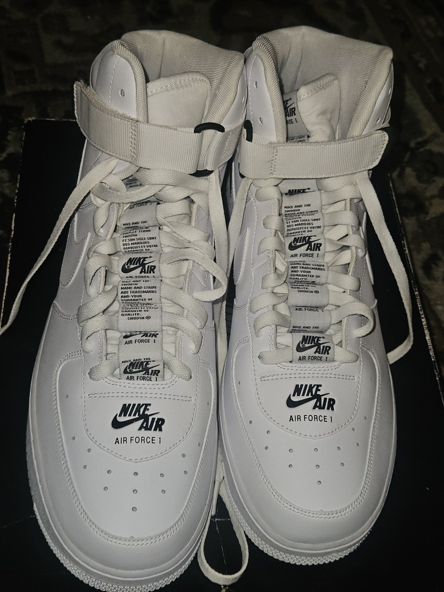【希少】NIKE AIR FORCE 1 HIGH WHITE 27㎝ Nike Air Force 1 High 'Triple White'. Nike SNKRS