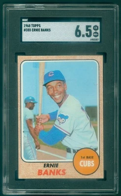 1968 TOPPS #355 ERNIE BANKS SGC 6.5 - Image 1 of 2