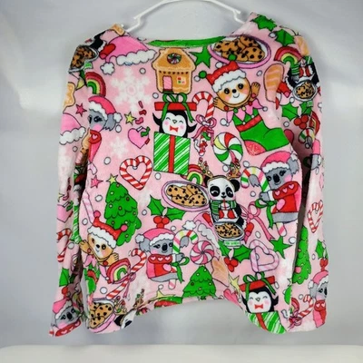 The Children's Place PJ's Christmas 2 peças lã meninas tamanho XXL 16 multicolor - Imagem 1 de 4