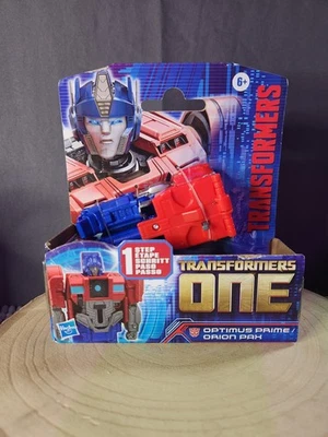 Cambiador de engranajes Transformers One 1 paso OPTIMUS PRIME ~ NUEVO EN PAQUETE SELLADO Foto 1 de 3