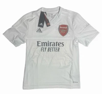 ARSENAL, Adidas team jersey,  size youth SIZES, new/tag, WHITE - Image 1 of 2