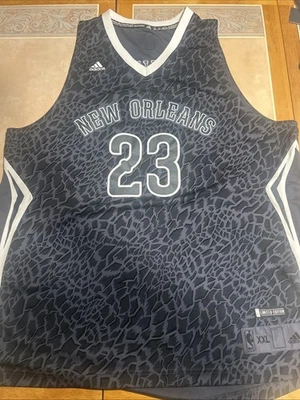 Adidas Limited Edition NBA ANTHONY DAVIS NEW ORLEANS Jersey Navy Blue Size 2XL - Image 1 of 4