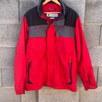 Chaqueta de esquí snowboard Columbia roja negra gris para hombre talla M Foto 1 de 4