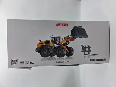 Wiking 77840 Liebherr Radlader L 556 Modellfahrzeug 1 32 Metall Kunststoff Neu - Bild 1 von 4