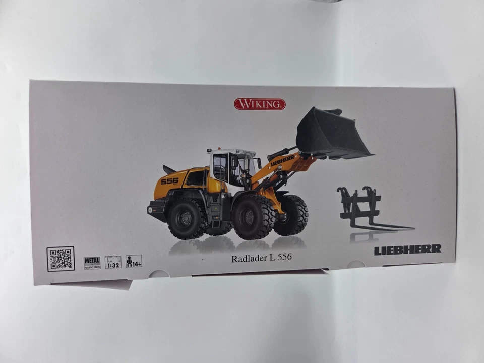 WIKING 077840 Liebherr Radlader L 556 1 32