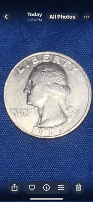 1983 D Very Rare Washington Quarter “IN GOD WE TRUST” error & DoubleD Error“in”  - Image 1 of 4