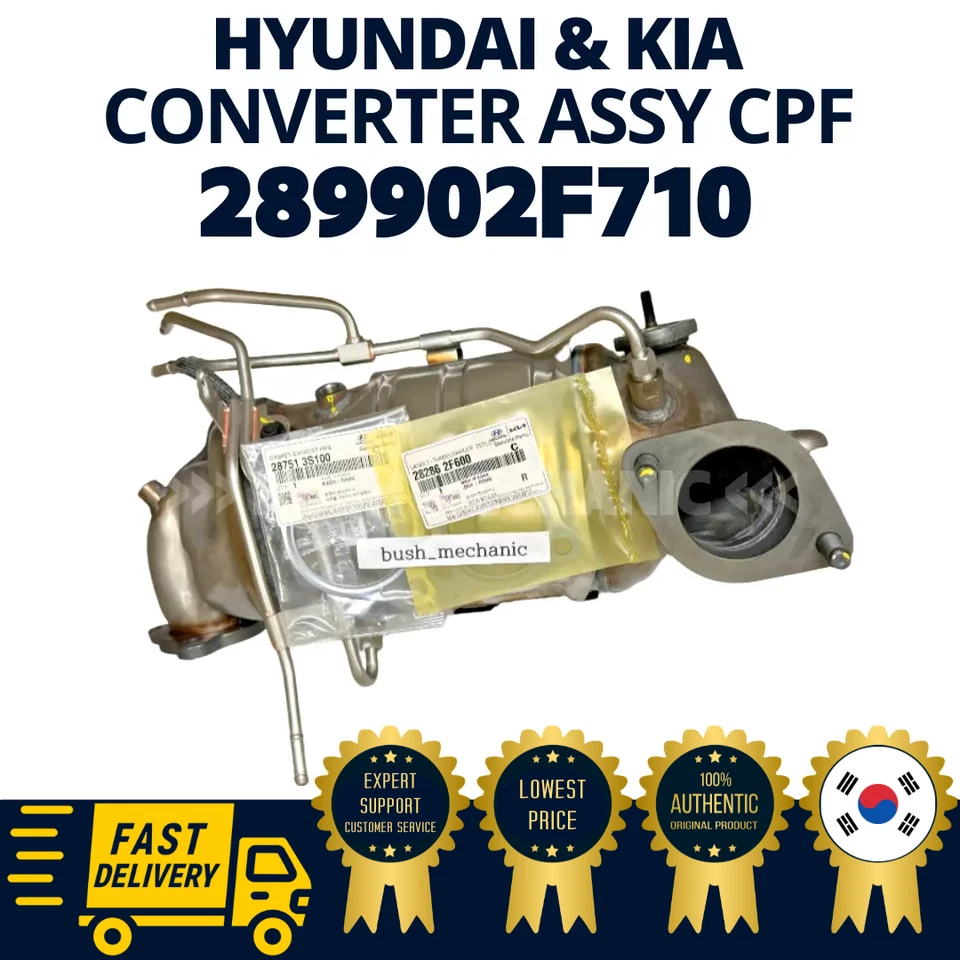 GENUINO OEM Hyundai Kia Convertidor CPF Junta de filtro de partículas catalíticas Inc Foto 1 de 4