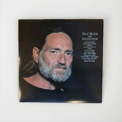Willie Nelson Sings Kristofferson LP Vinyl Record 1979 Columbia JC 36188 VG+VG+ Foto 1 de 4