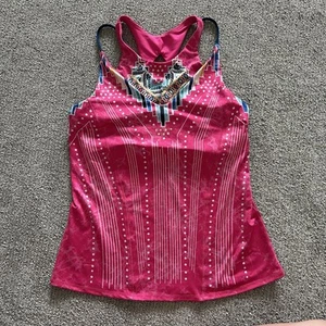 Canotta tennis Lucky In Love Pretty In Pink Bralette rosa taglia media - Foto 1 di 6