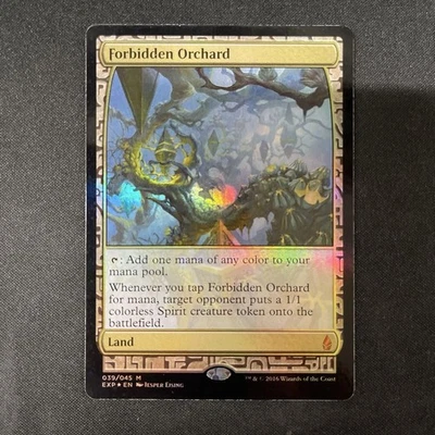 Forbidden Orchard FOIL MTG Zendikar Expeditions Premium Mythic English - Imagen 1 de 3