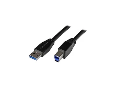 StarTech.com 5m 15 ft Active USB 3.0 USB-A to USB-B Cable - M/M - USB A to B - Image 1 of 4