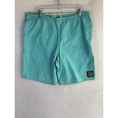 Pantalones Cortos De Colección OP Ocean Pacific Para Hombres Grandes Azul Teal Cordón Etiqueta Colgante Foto 1 de 4