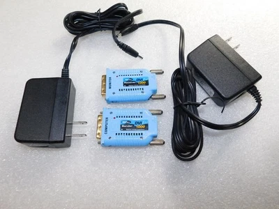 Gefen EXT-DVI- FM1000 DVI to Single Fiber Transmit/Receiver pair w/power supply - Image 1 of 4