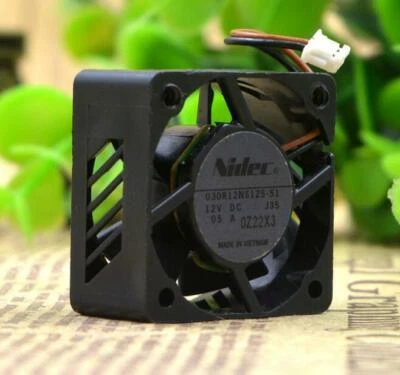 Original NIDEC U30R12NS1Z5-51 12V 3010 2 wire notebook 3CM projector small fan - Image 1 of 3