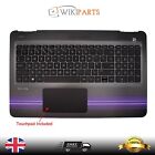 Replace Hp Pavilion 15 Aw070ca Black Purple Palmrest Touchpad Cover And Uk Keyboard