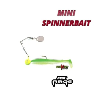 ACE  MINI SPINNERBAIT Top für Barsch u. Zander  10MR-S-SP-LIM Fox Rage  Spikey - Bild 1 von 2
