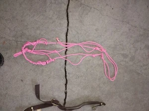 4 Knot Twisted Cowboy Rope Halter PINK - Picture 1 of 1